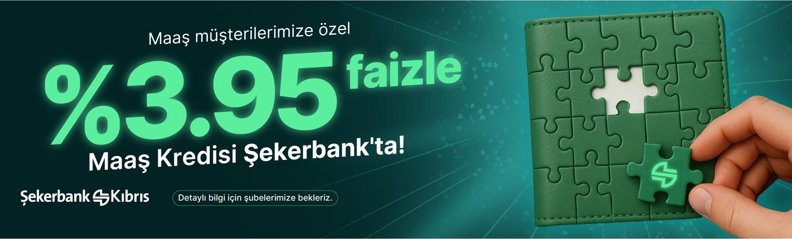 Maaş Kredisi Şekerbank'ta